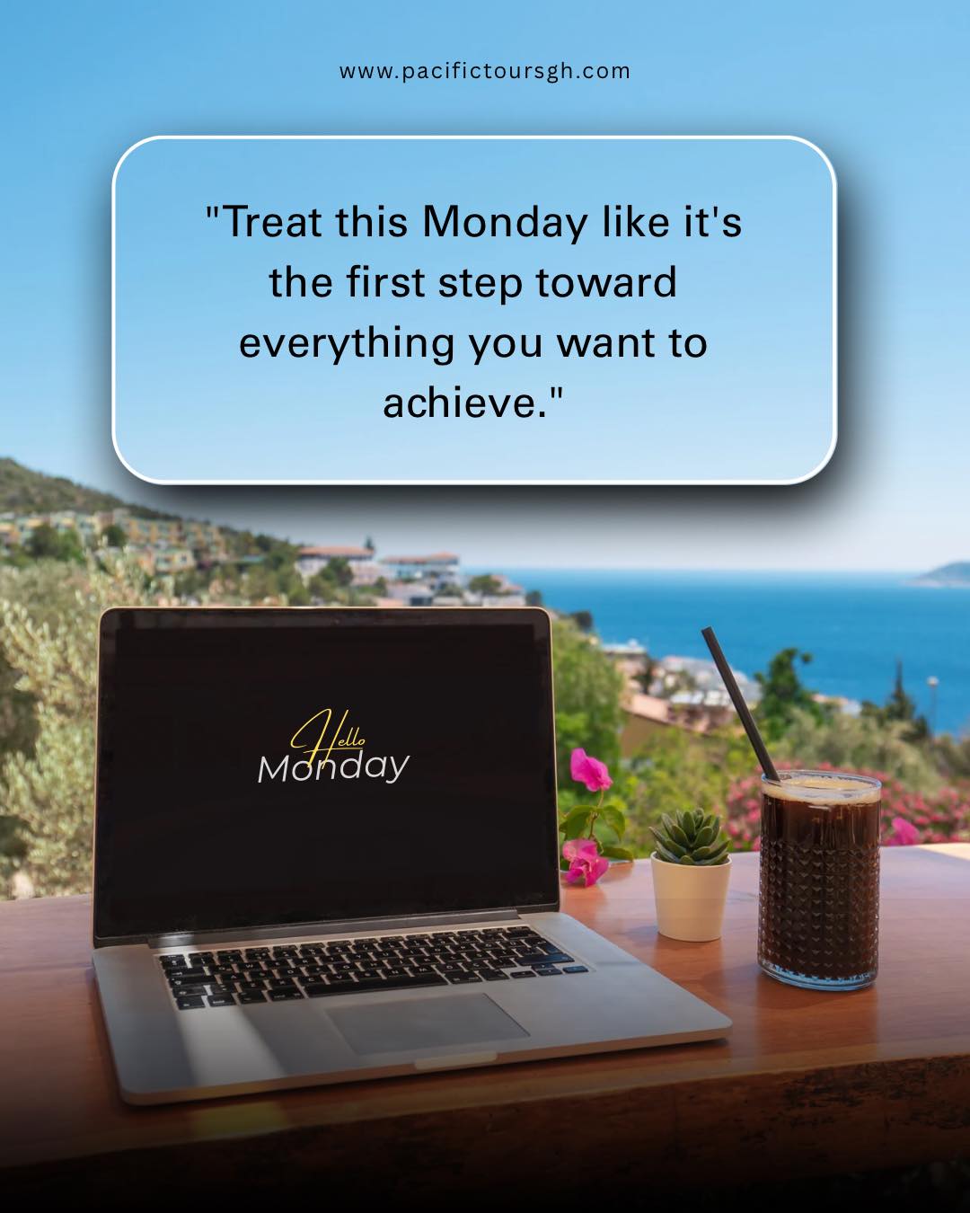 This is your reminder that today is another opportunity to take that step…#PacificTours #ExperienceGhana #TasteTheWorld #greatday #motivationmonday