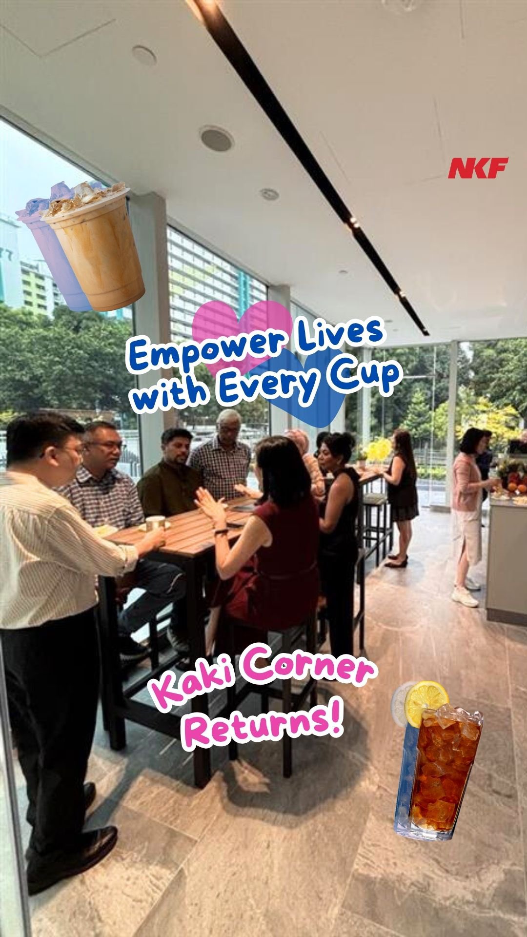 Take a tea or coffee break at our newly opened Kak…