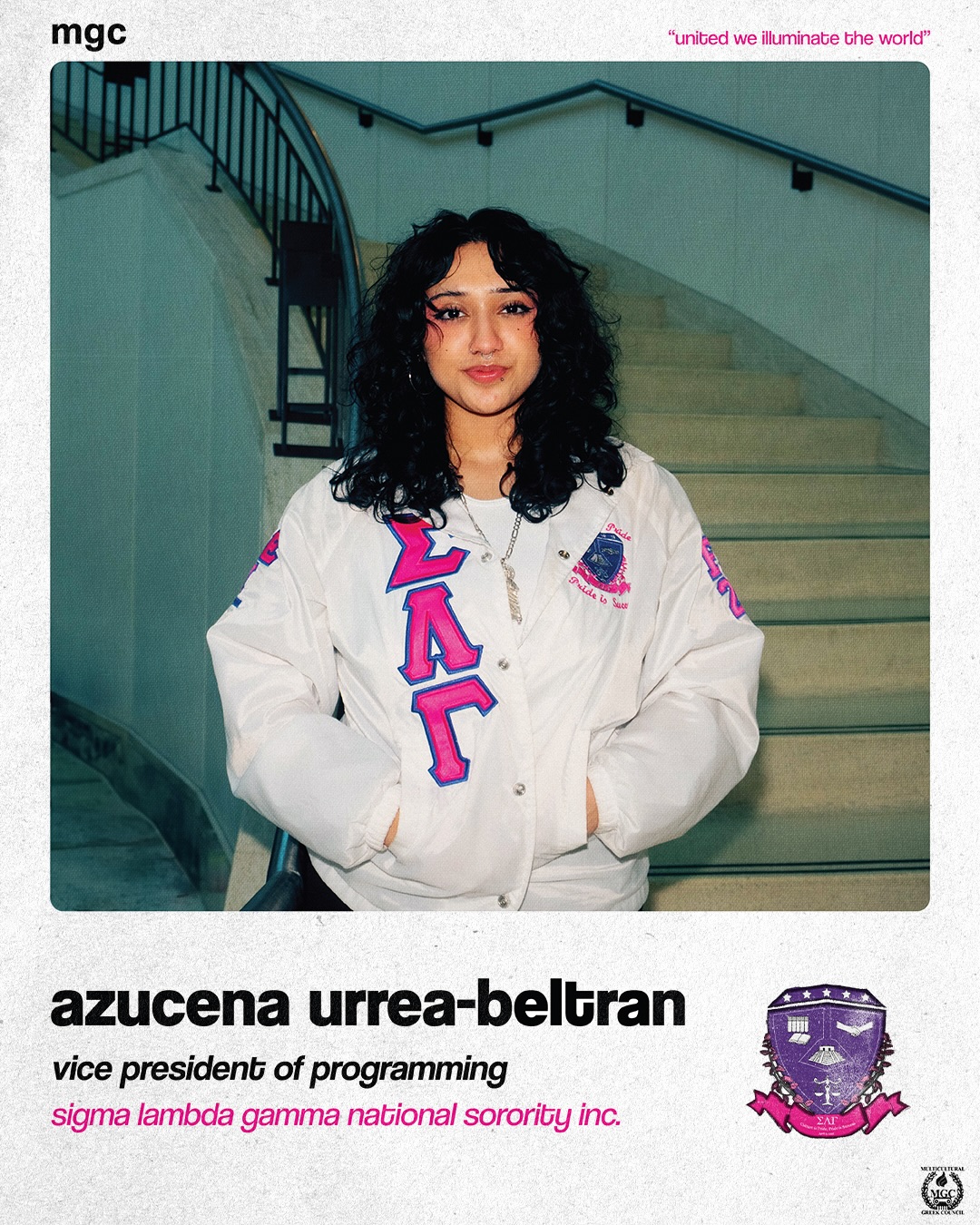 Introducing Your 2026 MGC Executive Council!
President
Andres De Anda - @andresdeanda_
@oemete
Vice President
Mianna Tanguileg - @miamazing11
@wsu.syz
VP Of Finance And Administration
Hector Garcia-Lopez - @hector.g1405
@wsu.odphi
VP Of Standards
Zane Sickler - @zane.sickler
@oemete
VP Of Programming
Azucena Urrea-Beltran - @azucena.beltran_
@wazzugammas
VP Of Service
Janice Gomez - @ilikenooros
@gaowsu
VP Of Scholarship
Trent Gamiao - @tnortgum
@wazzulambdas
VP Of Public Relations
Demetrio Aguilar-Jimenez - @demetr.io
@wsu.odphi
VP Of Recruitment
Zaylei Mccord - @z.aylei
@kdchi_wsu
VP Of Diversity, Equity & Inclusion
Itzel Espinoza - @itzelesp_
@kdchi_wsu
⚪️⚫️⚪️⚫️