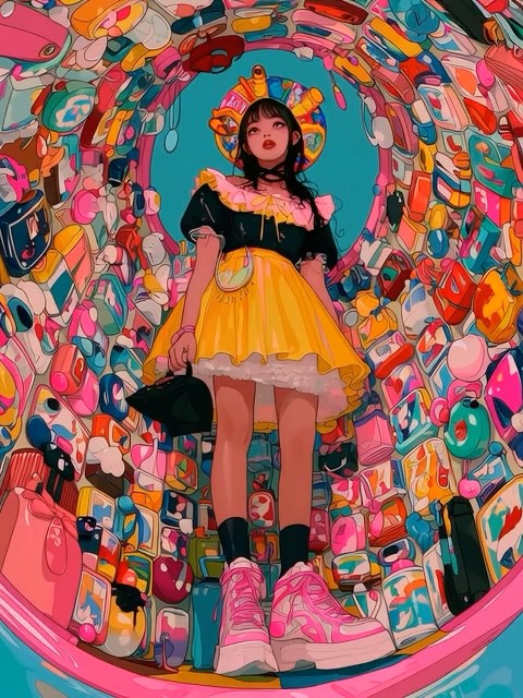 Neon Shock —sref 342045492 —niji 7 This Niji style…