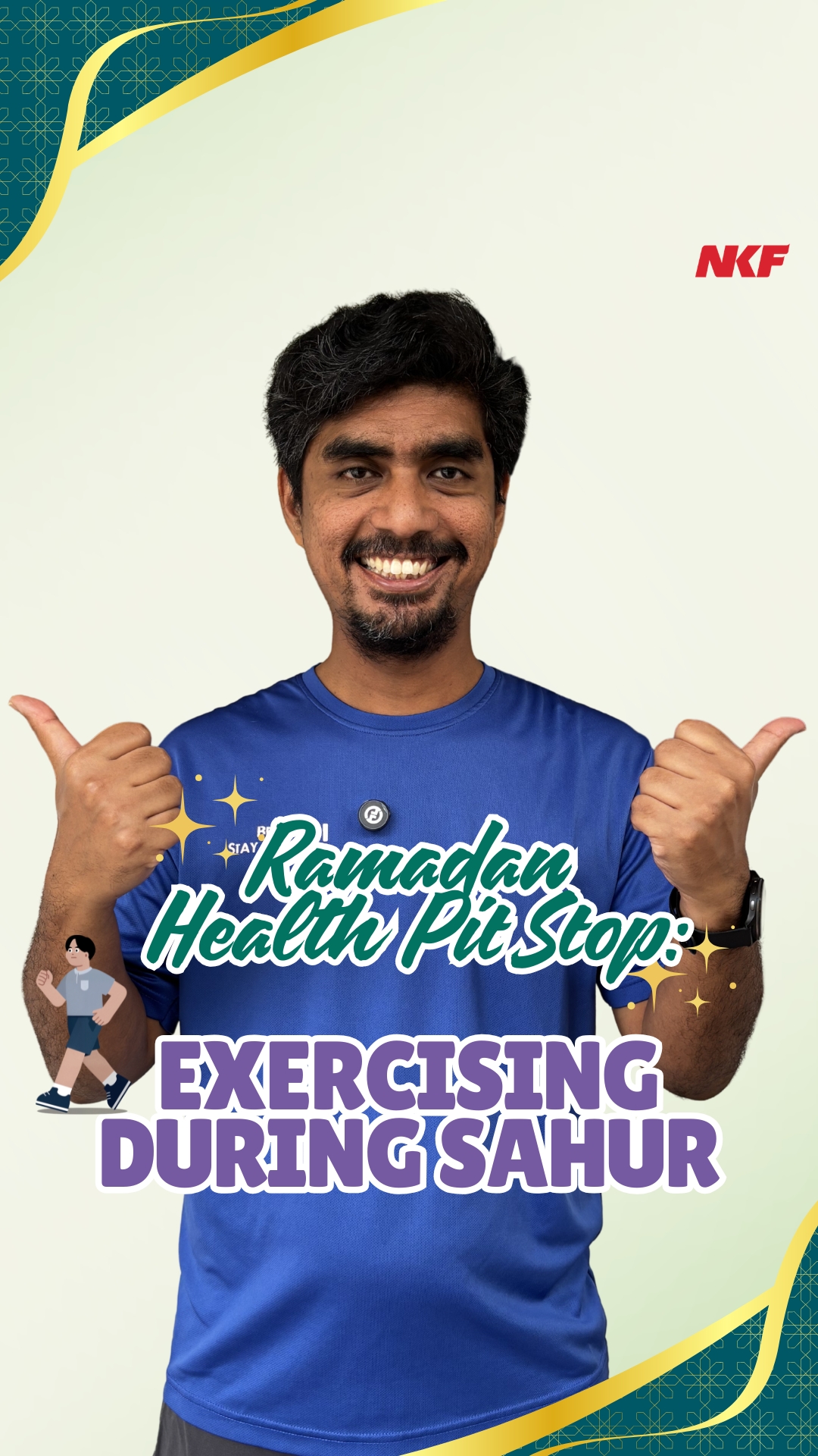 Walking is one of the safest exercises during Rama…