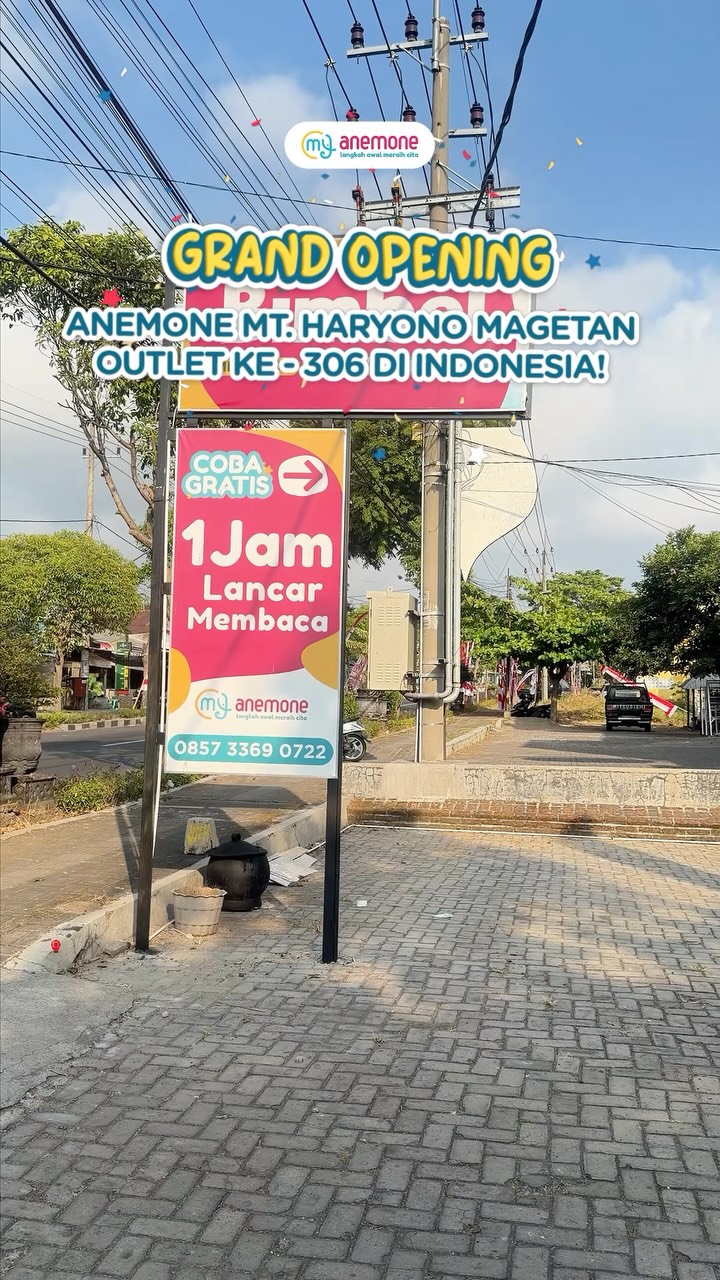 Akhirnya, Anemone resmi hadir di MT Haryono Magetan sebagai cabang ke-306! 🎉...
